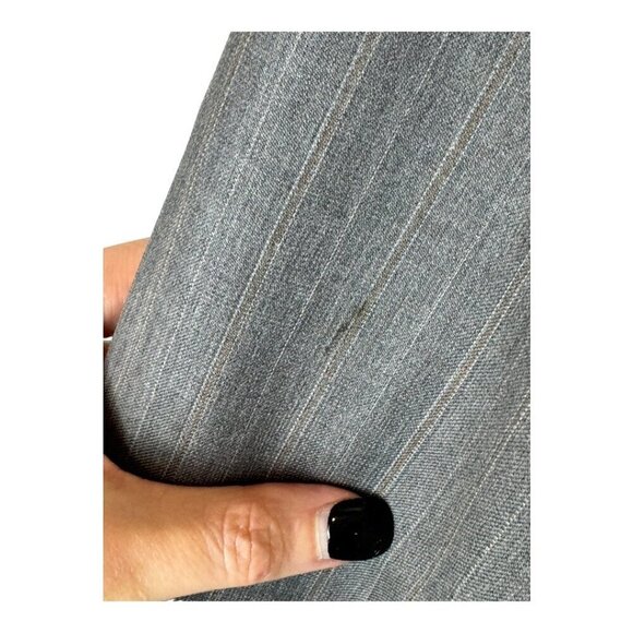 Michael Michael Kors Suit Men 38 Regular Gray Striped Wool Single Breasted - Picture 3 of 15